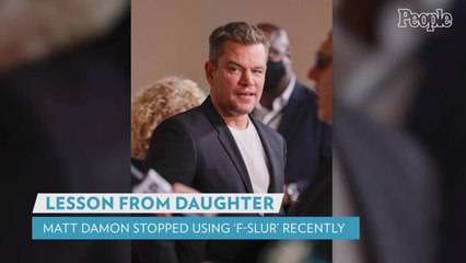 Matt Damon Stopped Using the 'F-Slur for a Homosexual' Recently After Lesson from Daughter