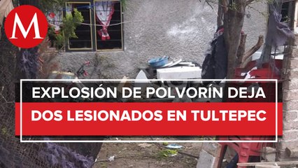 Explota polvorín en Tultepec y deja al menos dos heridos graves