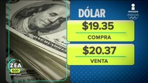 Dólar alcanza los $19.35 pesos a la compra | Los Dinero