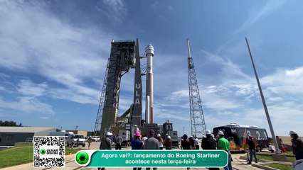 Agora vai lançamento do Boeing Starliner acontece nesta terçafeira