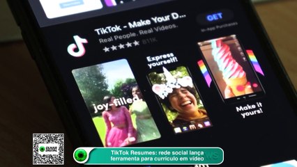 TikTok Resumes rede social lança ferramenta para currículo em vídeo