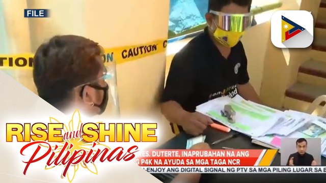 Pangulong Duterte, inaprubahan na ang P1-K hanggang P4-K na ayuda sa mga maaapektuhan ng ECQ sa NCR