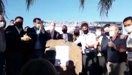 Governador chega a Cascavel para o lançamento oficial da duplicação da rodovia BR-277