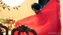 Mourni (Formal) Style Turban on a Sikh Groom - The Turban Guy