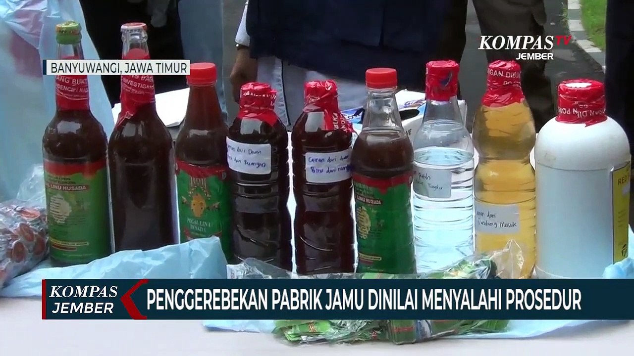 Gerebek 3 Pabrik Jamu di Banyuwangi, BPOM RI Dinilai Menyalahi Prosedur