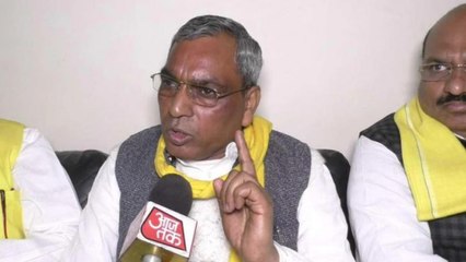 SBSP chief Om Prakash Rajbhar meets BJP UP president