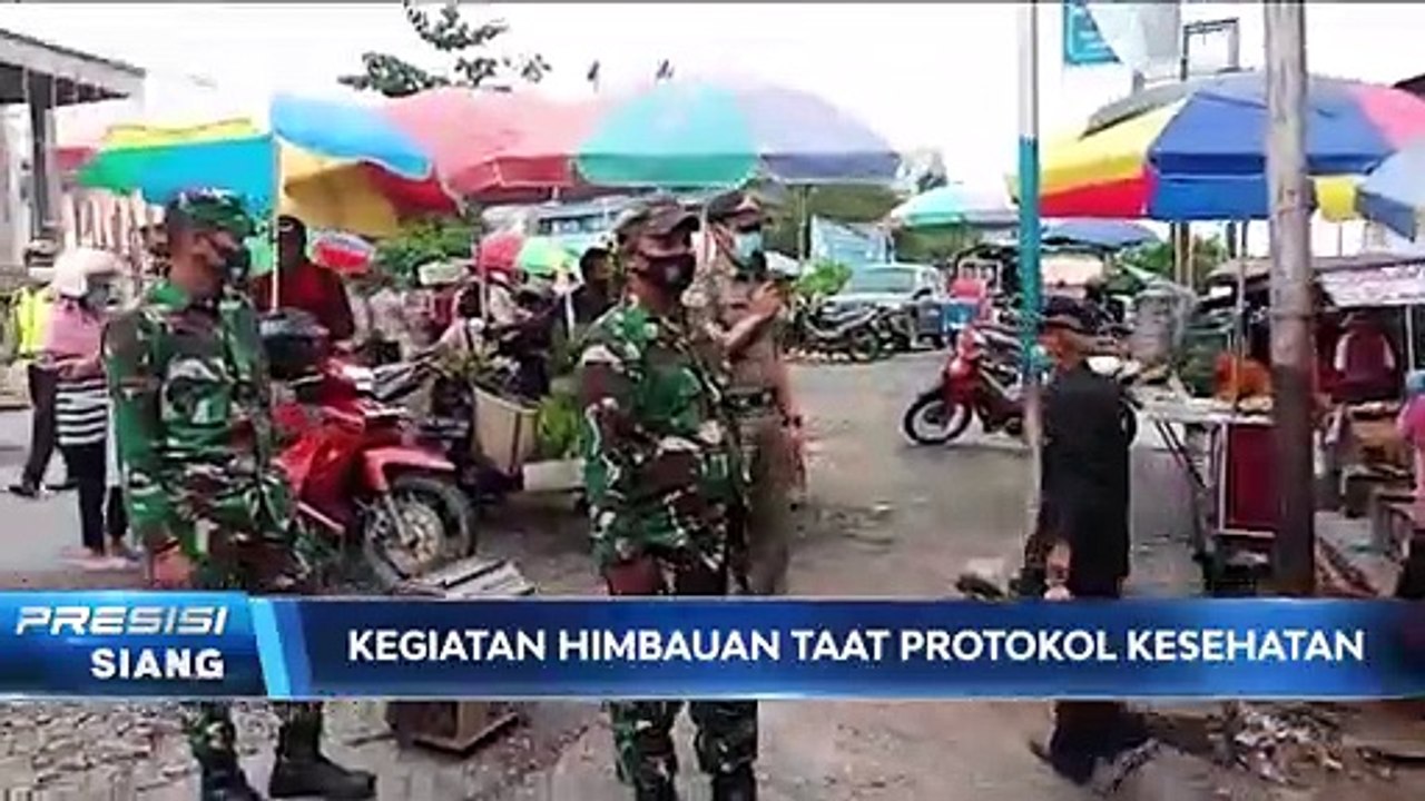Kegiatan Himbauan Taat Protokol Kesehatan Polres Sintang