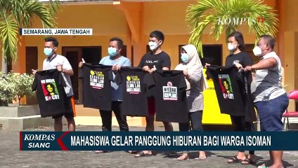Ganjar Apresiasi Mahasiswa Hibur Pasien Isoman Covid-19 dengan Panggung Hiburan