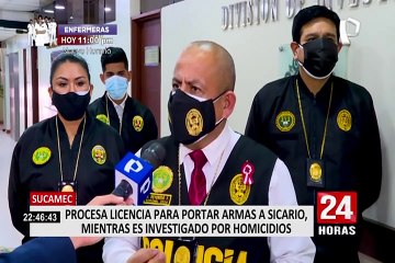 Sicario pidió licencia para portar armas pese a tener una orden  de captura