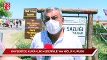 Kuraklık nedeniyle Yay Gölü kurudu