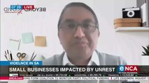 Small businesses impacted by unrest