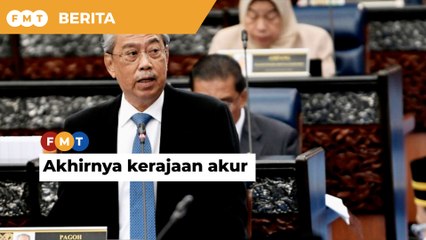 Kerajaan akur, bahas Ordinan Darurat di Parlimen