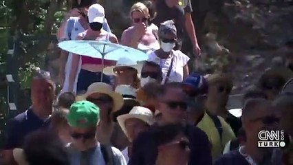 Aşırı sıcaklar Yunanistan'ı vurdu