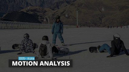 Kate - Motion Analysis [005] - Snowboard Instructor Tool