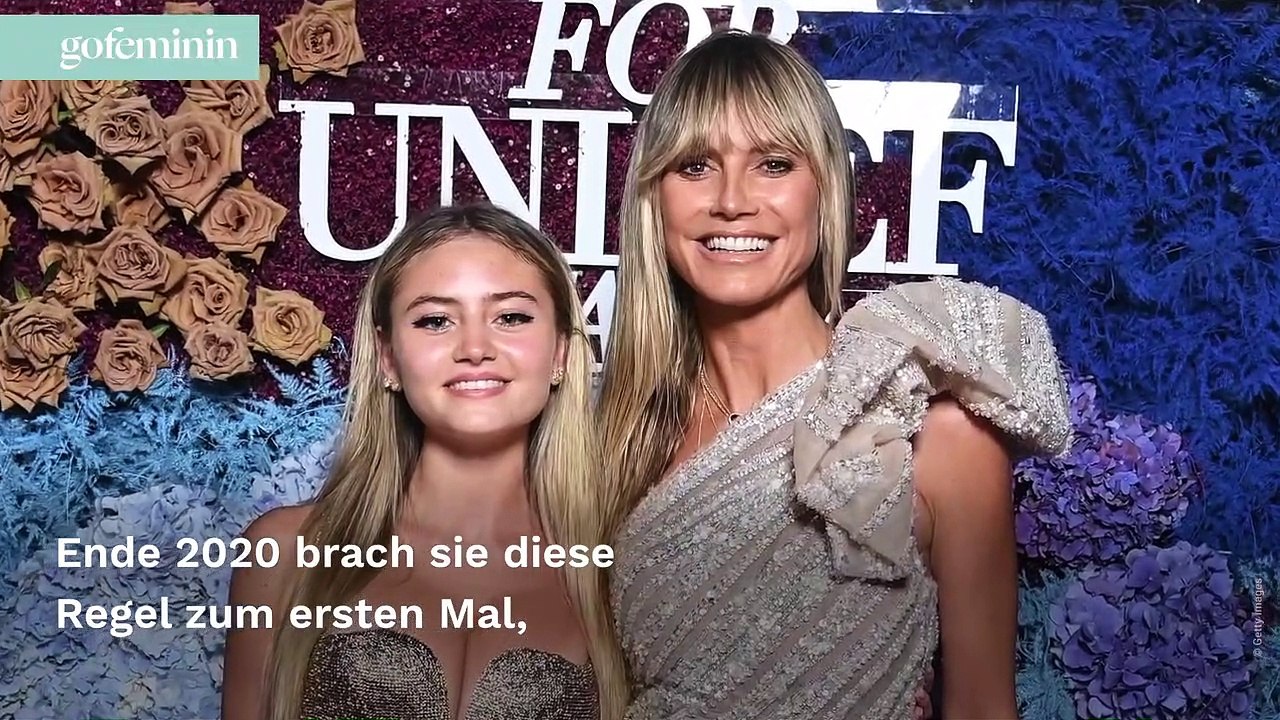 Seltenheit: Heidi Klum zeigt ihre Tochter Lou (11)