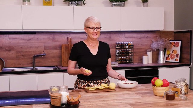 Caramel au beurre salé veggie et ses beignets de pomme sans friture