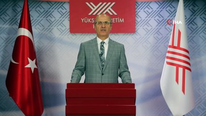 YÖK Başkanı Özvar: 'Okumak istediğiniz üniversite ile ilgili merak ettiğiniz hususları canlı sohbet ortamında üniversitelerimizin yetkililerinden öğrenebileceksiniz'