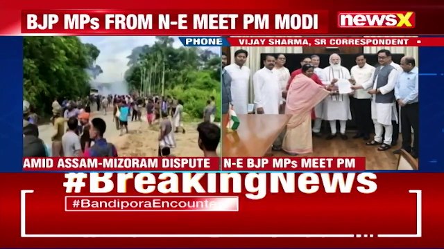 Assam-Mizoram Border Row North East BJP MP Meet PM Modi NewsX(1)