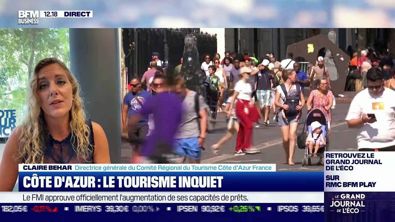 Claire Behar (CRT Côte d'Azur): Côte d'Azur, le tourisme inquiet - 03/08