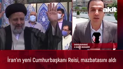 İran’ın yeni Cumhurbaşkanı Reisi, mazbatasını aldı