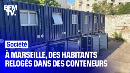 Download Video: À Marseille, des habitants sont relogés dans des conteneurs insalubres