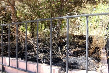 Başkent'te kundaklama olayı güvenlik kamerasına yansıdı