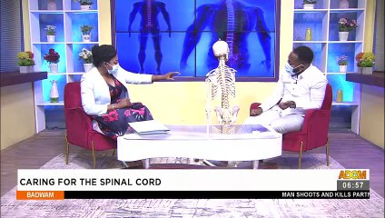 Caring for The Spinal Cord- Badwam Afisem on Adom TV (3-8-21)