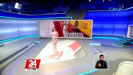 Lalaking nakatira umano sa center island, patay nang pumailalim sa gulong ng bus | 24 Oras