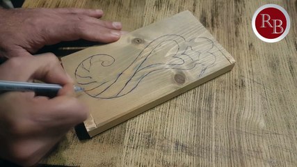 wood carving relief ( trial ) ahşap oyma deneyimi