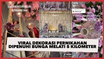 Viral Dekorasi Pernikahan Dipenuhi Bunga Melati 5 Kilometer, Publik: Tercium Wangi Duit