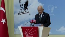 Kılıçdaroğlu, partisinin genel merkezinde basın toplantısı düzenledi