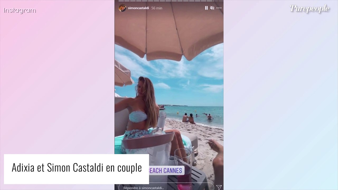 Adixia en couple avec Simon Castaldi : les deux candidats s'affichent complices