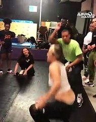 A little dance battle with the afrobeats playlist - bring it on