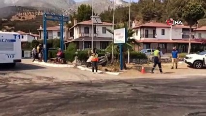 Muğla’da artan sıcaklarla birlikte alevler yeniden yükseliyor