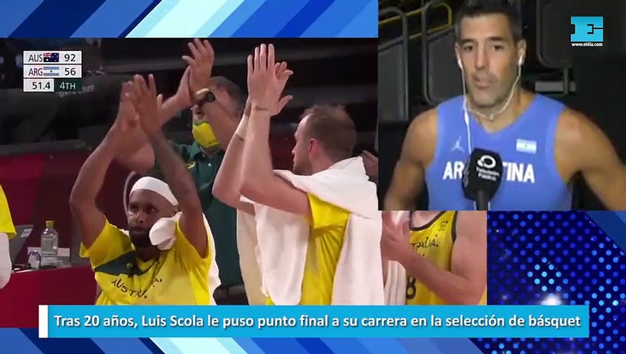Tras 20 años, Luis Scola le puso punto final a su carrera en la selección de básquet