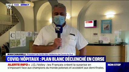 Covid-19: "La diffusion a commencé par la Haute-Corse", selon le président de l'ordre des médecins de Corse-du-Sud