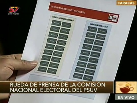 Entérate | En la pantalla electoral no estarán las fotos de los candidatos a las Primarias del PSUV