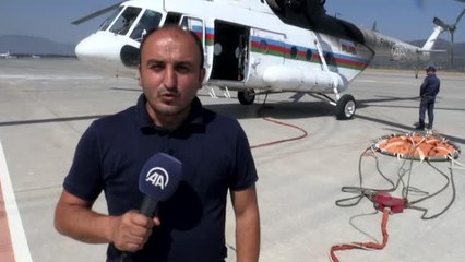Orman yangınlarına müdahaleye Azerbaycan da hava ve kara desteğiyle katkı sağlıyor (2)