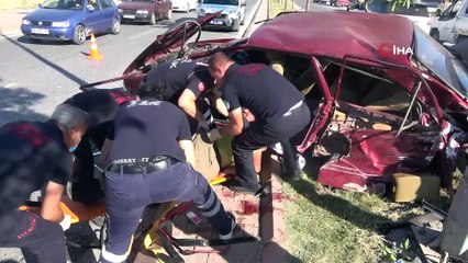 Kayseri'de kaza sonrası can pazarı