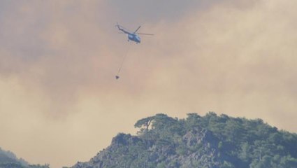 "Yangın söndürme helikopteri düştü" iddiasına Orman Genel Müdürlüğü'nden çok net yanıt: Haber asılsızdır