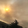 Νανά Παλαιτσάκη για Βαρυμπόμπη: Το βίντεο από το σπίτι της - Η φωτιά και ο «ήλιος που καίγεται»