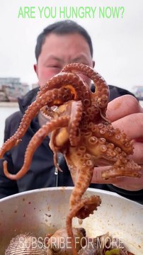 SPICY SEAFOOD BOIL | SQUID OCTOPUS LOBSTER EATING SOUNDS | ASMR MUKBANG | أصوات الأخطبوط الحبار #2