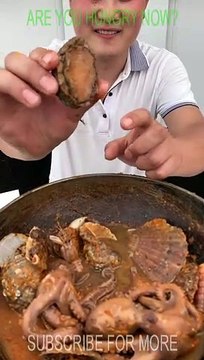 SPICY SEAFOOD BOIL | SQUID OCTOPUS LOBSTER EATING SOUNDS | ASMR MUKBANG | أصوات الأخطبوط الحبار #8