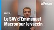 Macron assure le SAV du vaccin sur les réseaux sociaux
