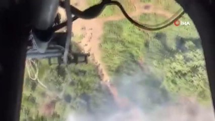 Azerbaycan'daki orman yangınına müdahale devam ediyor