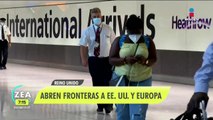 Reino Unido abrió sus puertas a viajeros de EU y de la Unión Europea que estén vacunados