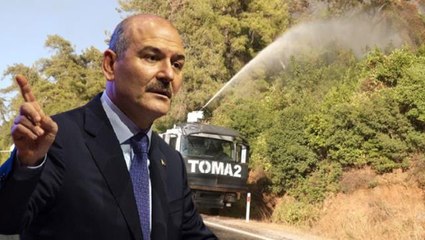 Son Dakika: Bakan Soylu'dan "TOMA'lar yangın bölgelerine gönderilmedi" iddiasına yanıt: Yangının başından beri görev yapıyorlar