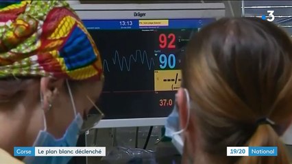 Corse : face à la flambée des contaminations au Covid-19, le plan blanc déclenché