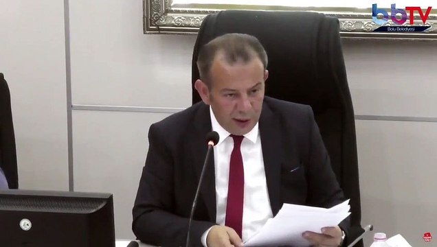 Bolu Belediye Başkanı Tanju Özcan: Sizi Cumhurbaşkanı gibi mi sakinleştireyim? Alın o zaman size çay''