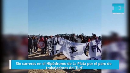 Sin carreras en el Hipódromo de La Plata por el paro de trabajadores del Turf